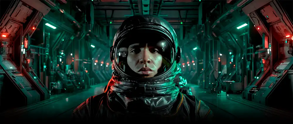 Expand the image horizontally to at least three times its original width, keeping the central subject — a close-up of a person