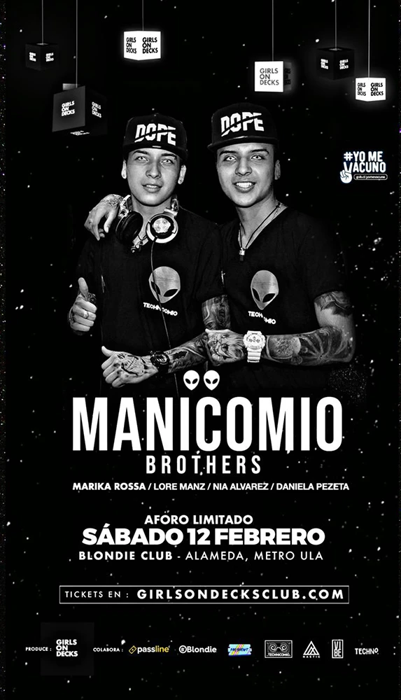 sello de musica electronica technicomio records since 2017 sede en santiago de chile con puente en cali, bogota y colombia y argentina