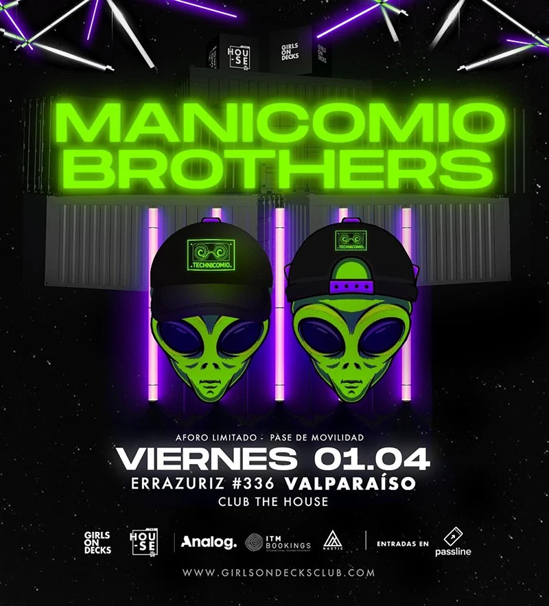 sello de musica electronica technicomio records since 2017 sede en santiago de chile con puente en cali, bogota y colombia y argentina